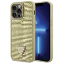 Husa Guess GUHCP14XHDGTPD iPhone 14 Pro Max 6.7&quot; gold/gold hardcase Rhinestone Triangle