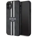 Husa Guess GUHMN61P4RPSK iPhone 11 / Xr black/black hardcase 4G Printed Stripes MagSafe