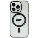 Husa Karl Lagerfeld KLHMP15MHKHNOTK iPhone 15 Plus 6.7&quot; transparent hardcase IML Karl`s Head MagSafe