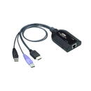 Switch KVM Aten KA7188 USB HDMI Virtual Media KVM Adapter Cable (Support Smart Card Reader and Audio De-Embedder)