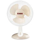 Ventilator Ventilator de birou Zass ZTF 1201, 46W, 3 viteze, 30cm diametru, Alb