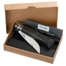 Opinel pocket knife No. 08 ebony w. gift box