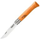 Opinel pocket knife No. 12 carbon blade with wood handle