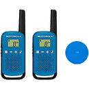 Statie radio Kit Statie radio PMR portabila Motorola TALKABOUT T42 BLUE set cu 2 buc + Cadou Sticky Pad Blue