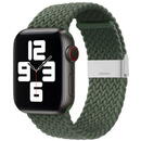 TYPEC Curea de ceas din material textil Apple smartwatch 7/6 / SE / 5/4/3/2 (41mm / 40mm / 38mm) verde