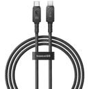 Cablu Baseus Unbreakable Series, Incarcare rapida, USB-C la USB-C, 100W, 2m Negru