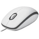 Mouse Logitech M100 - mouse - full size - USB Alb/Negru