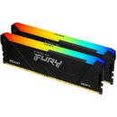 Memorie Kingston FURY Beast RGB 32GB DDR4 3600MHz CL18 Dual Kit