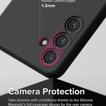 Husa Husa pentru Samsung Galaxy S24 - Ringke Silicone Magnetic - Pink Sand
