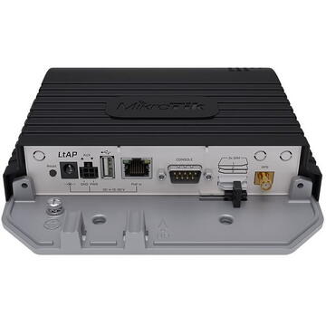 Router wireless MIKROTIK LtAP LTE kit 300 Mbit/s Negru Power over Ethernet (PoE) Suport