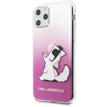 Husa Karl Lagerfeld Husa Fun Glasses Choupette iPhone 11 Pro Max Roz