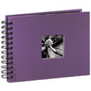 Album foto Hama "Fine Art" Spiral Album, 24 x 17 cm, 50 Black Pages, purple