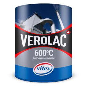 Vopsea rezistenta la temperaturi ridicate de 600°C VITEX Verolac Aluminiu, argintiu, 375ml
