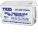 Ted Electric Acumulator AGM VRLA 12V 123A GEL Deep Cycle 405mm x 173mm x h 220mm F11 M8 TED Battery Expert Holland TED003508 (1)