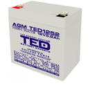 Ted Electric Acumulator AGM VRLA 12V 5,2A High Rate 90mm x 70mm x h 98mm F2 TED Battery Expert Holland TED003287 (10)