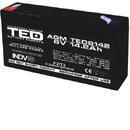 Ted Electric Acumulator AGM VRLA 6V 14,2A dimensiuni 151mm x 50mm x h 95mm F2 TED Battery Expert Holland TED003034 (10)