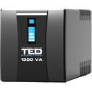 UPS 1300VA/750W LCD Line Interactive AVR 4 schuko USB Management TED Electric TED001580
