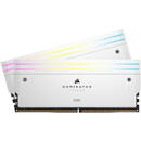 Memorie Corsair Dominator Titanium RGB White Intel XMP 3.0 32GB, DDR5-7200MHz, CL34, Dual Channel