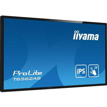 Monitor LED Iiyama T6562AS-B1-16:9 Touch 3xHDMI+2xUSB,Negru