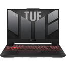 Notebook ASUS TUF A15 FA507UI AMD Ryzen 9 15.6inch FHD 165Hz 32GB 1TB PCIe 4.0 NVMe M.2 SSD NVIDIA RTX4070 8GB NoOS 2Y Gray