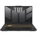 Notebook Asus TUF Gaming F17 FX707VI-HX060  Intel Core i7-13620H 17.3" RAM 32GB SSD 2TB nVidia GeForce RTX 4070 8GB Free DOS Jaeger Gray