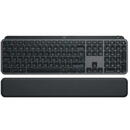 Tastatura Logitech MX KEYS S, Bluetooth/USB Wireless, Layout US, Graphite + MX Palm Rest Negru