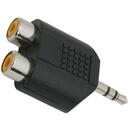Accesorii Audio Hi-Fi GLOBIZ Adaptoare-Y RCA / JACK2 x soclu RCA-3,5 fisa st. JACK