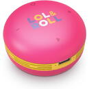 Boxa portabila Energy Sistem Mini Difuzor Lol&Roll Pop Kids, Snur detasabil, Personaj de colorat Roz