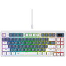 Tastatura HAVIT KB884L, Cu fir, USB, Layout US, Multicolor