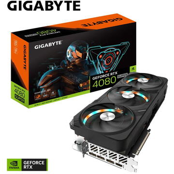 Placa video Gigabyte nVidia GeForce RTX 4080 SUPER GAMING OC 16GB GDDR6X 256bit