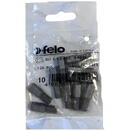 Set 10 biti Felo, seria Industrial profil HEX, C6.3, HX8.0, 25mm