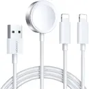 Joyroom S-IW007 3-in-1 cable USB-A magnetic charger - Lightning 1.2m - white