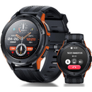 Smartwatch BT10 Rugged Oukitel, 1.43 inch, Android, Negru