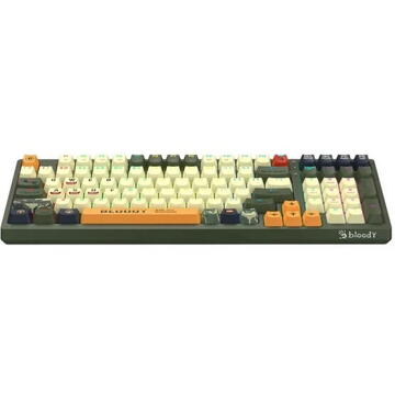 Tastatura A4-TECH S98 USB Aviator, RGB, USB, Layout US, Multicolor
