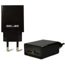 Incarcator de retea Beline Travel charger 2xUSB 2A black