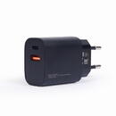 Incarcator de retea Gembird Charger PowerDelivery USB-C 18W black