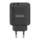 Incarcator de retea SAVIO Wall charger 30W Quick Charge, Power Delivery 3.0, LA-06/B