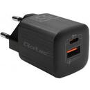 Incarcator de retea QOLTEC GaN ULTRA 35W charger 5V 20V, 2.25A 3A, USB C