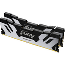 Memorie Kingston Kit Memorie Fury Renegade Intel XMP 3.0, 32GB, DDR5-8000MHz, CL38, Dual Channel, Argintiu