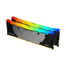 Memorie Kingston Kit Memorie Fury Renegade RGB Intel XMP 2.0, 16GB, DDR4-4000MHz, CL19, Dual Channel, Negru