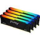 Memorie Kingston Kit Memorie Fury Beast RGB Intel XMP 2.0, 64GB, DDR4-3600, CL18, Quad Channel, Negru
