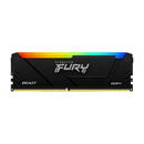 Memorie Kingston Kit Memorie Fury Beast RGB Intel XMP 2.0, 16GB, DDR4-2666, CL16, Dual Channel Negru