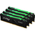 Memorie Kingston Kit memorie Fury Beast RGB Intel XMP 2.0, 32GB, DDR4-3600, CL17, Quad Channel Negru