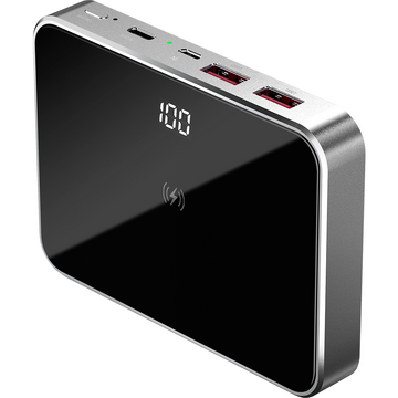 Baterie externa Prestigio Graphene PD 10000mAh 2x USB, 1x USB-C Negru