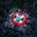 Garden of Eden Lampă solară LED - roșu-alb rece - 11,5 x 2,3 cm