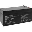 QOLTEC AGM battery 12V 3.3Ah, max. 49.5A