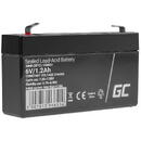 Green Cell Battery AGM VRLA 6V 1.2Ah