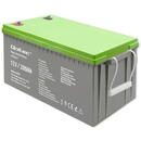 QOLTEC Deep cycle gel battery 12V, 200Ah