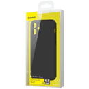 Husa Baseus iPhone 12 case Liquid Silica Gel Black (WIAPIPH61N-YT01)