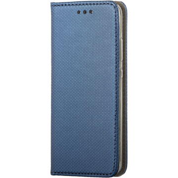 Husa Husa pentru Samsung Galaxy A14 A145 / A14 5G A146, OEM, Smart Magnet, Bleumarin